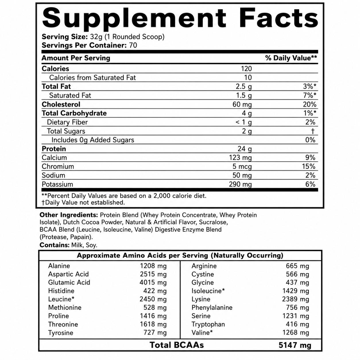 Blast Off Chocolate Whey (EXTRA LARGE)